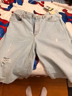 Universal Thread Light Blue woman’s Distressed Jean Shorts